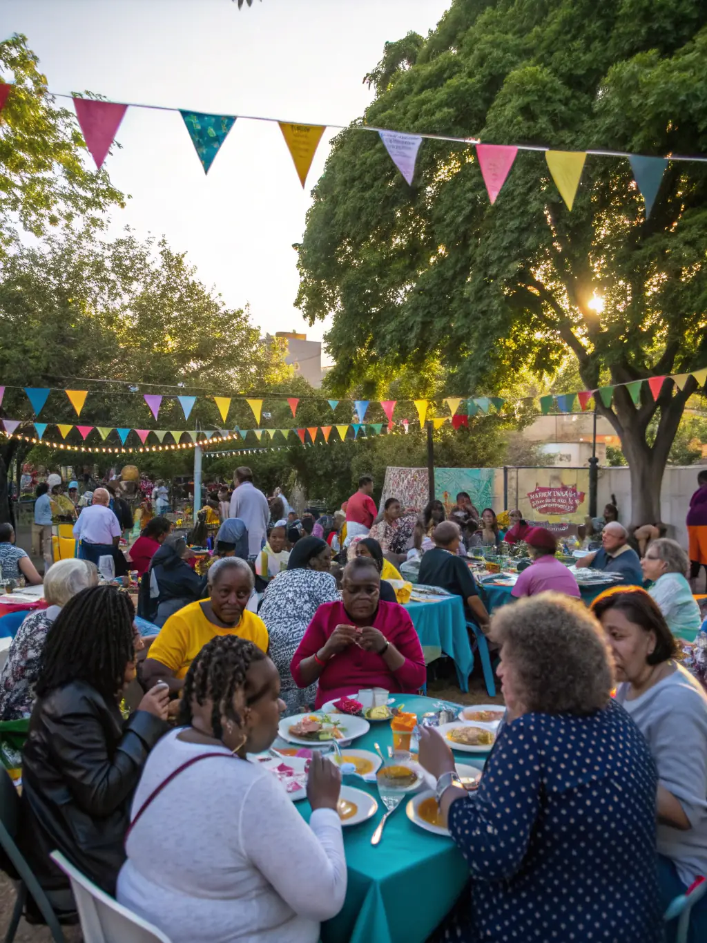 A photograph of a recent fundraising event held at the chapel, showcasing community support and involvement.